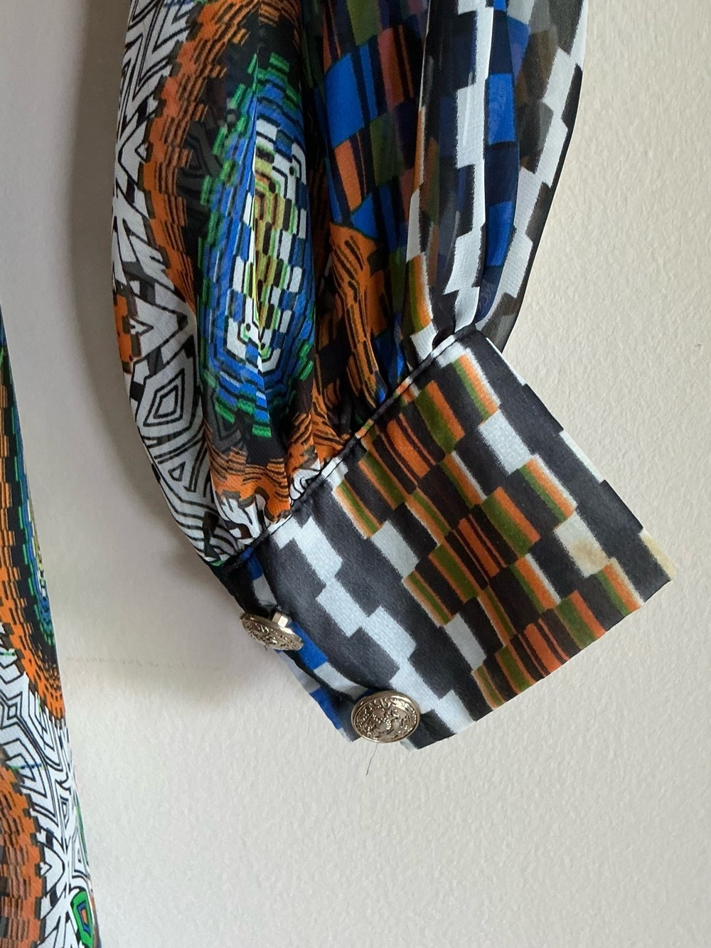 Bohemian Blue Multi-Print Maxi Dress - Picture 3 of 5